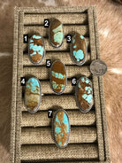 The Hiawatha Adjustable Rings-Rings-Calli Co., Turquoise and Silver Jewelry, Native American Handmade, Zuni Tribe, Navajo Tribe, Brock Texas