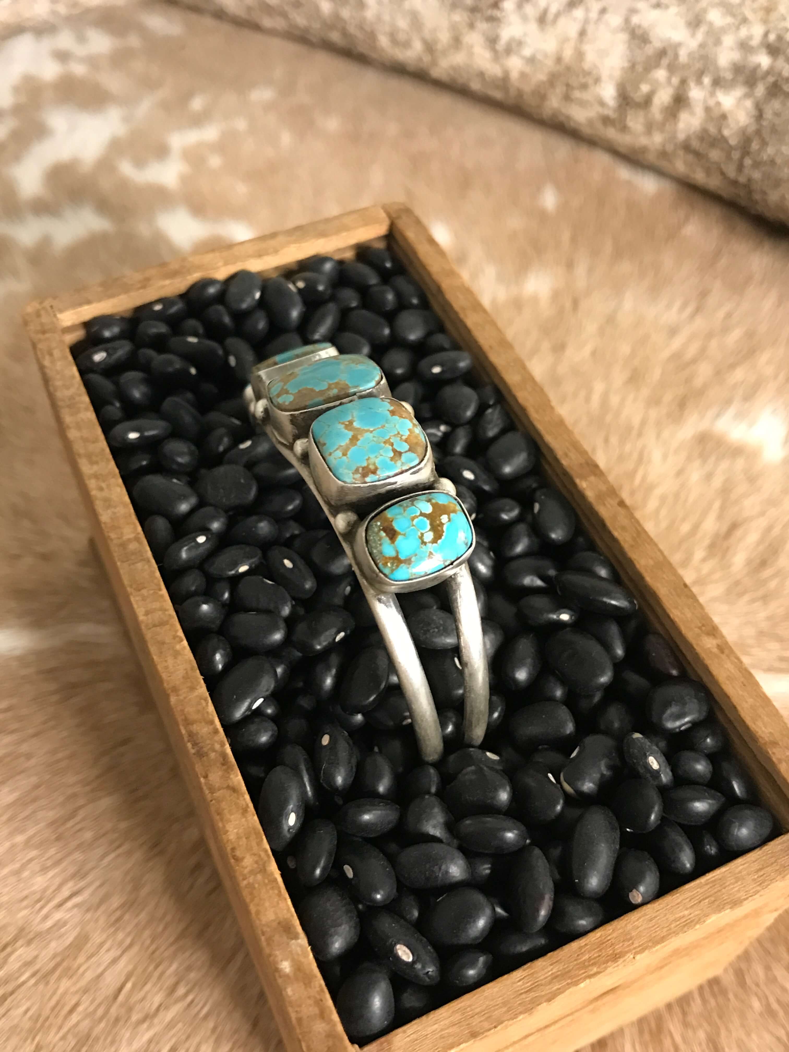 The Wycombe Cuff, 3-Bracelets & Cuffs-Calli Co., Turquoise and Silver Jewelry, Native American Handmade, Zuni Tribe, Navajo Tribe, Brock Texas