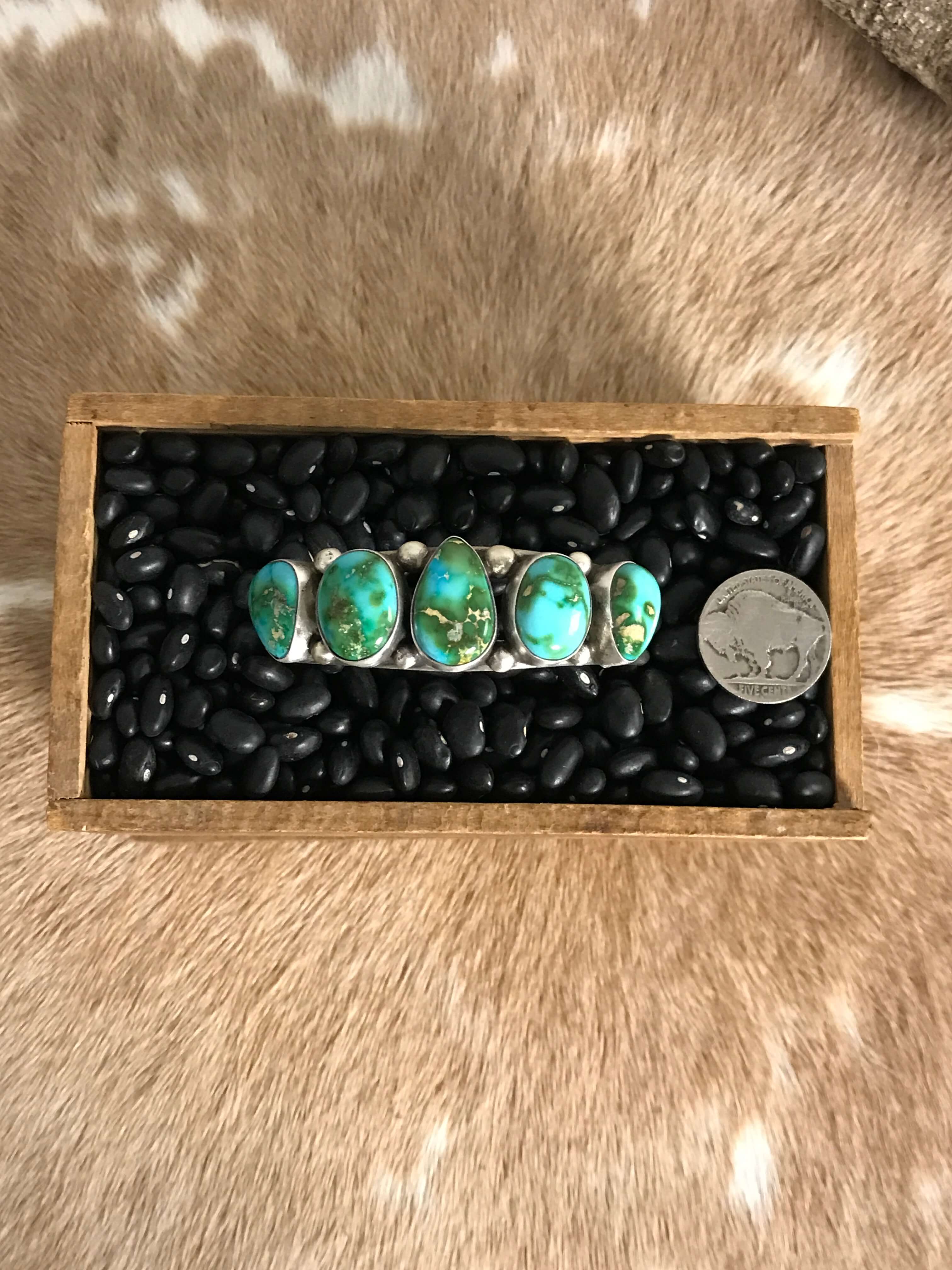 The Wycombe Cuff, 5-Bracelets & Cuffs-Calli Co., Turquoise and Silver Jewelry, Native American Handmade, Zuni Tribe, Navajo Tribe, Brock Texas