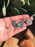 The Butterfly Necklace, 9-Necklaces-Calli Co., Turquoise and Silver Jewelry, Native American Handmade, Zuni Tribe, Navajo Tribe, Brock Texas