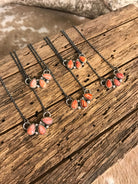 The Rexford Spiny 3 Stone Necklaces-Necklaces-Calli Co., Turquoise and Silver Jewelry, Native American Handmade, Zuni Tribe, Navajo Tribe, Brock Texas