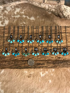 The Rexford Turquoise 3 Stone Necklaces-Necklaces-Calli Co., Turquoise and Silver Jewelry, Native American Handmade, Zuni Tribe, Navajo Tribe, Brock Texas