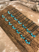 The Rexford Turquoise 3 Stone Necklaces-Necklaces-Calli Co., Turquoise and Silver Jewelry, Native American Handmade, Zuni Tribe, Navajo Tribe, Brock Texas