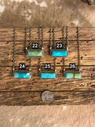 The Big Chief Turquoise Bar Necklaces-Necklaces-Calli Co., Turquoise and Silver Jewelry, Native American Handmade, Zuni Tribe, Navajo Tribe, Brock Texas