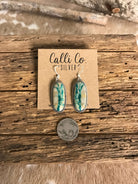 The Turquoise Dangles, 17-Earrings-Calli Co., Turquoise and Silver Jewelry, Native American Handmade, Zuni Tribe, Navajo Tribe, Brock Texas