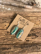 The Turquoise Dangles, 17-Earrings-Calli Co., Turquoise and Silver Jewelry, Native American Handmade, Zuni Tribe, Navajo Tribe, Brock Texas
