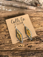 The Turquoise Dangles, 18-Earrings-Calli Co., Turquoise and Silver Jewelry, Native American Handmade, Zuni Tribe, Navajo Tribe, Brock Texas