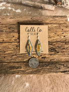 The Turquoise Dangles, 18-Earrings-Calli Co., Turquoise and Silver Jewelry, Native American Handmade, Zuni Tribe, Navajo Tribe, Brock Texas