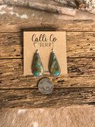 The Turquoise Dangles, 21-Earrings-Calli Co., Turquoise and Silver Jewelry, Native American Handmade, Zuni Tribe, Navajo Tribe, Brock Texas