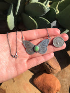 The Butterfly Necklace, 15-Necklaces-Calli Co., Turquoise and Silver Jewelry, Native American Handmade, Zuni Tribe, Navajo Tribe, Brock Texas