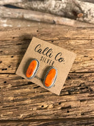 The Spiny Studs, 1-Earrings-Calli Co., Turquoise and Silver Jewelry, Native American Handmade, Zuni Tribe, Navajo Tribe, Brock Texas