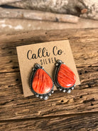 The Spiny Studs, 5-Earrings-Calli Co., Turquoise and Silver Jewelry, Native American Handmade, Zuni Tribe, Navajo Tribe, Brock Texas