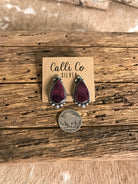 The Spiny Studs, 6-Earrings-Calli Co., Turquoise and Silver Jewelry, Native American Handmade, Zuni Tribe, Navajo Tribe, Brock Texas