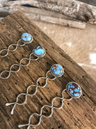 The Virginia Golden Hills Hair Pins-Hair Accessories-Calli Co., Turquoise and Silver Jewelry, Native American Handmade, Zuni Tribe, Navajo Tribe, Brock Texas