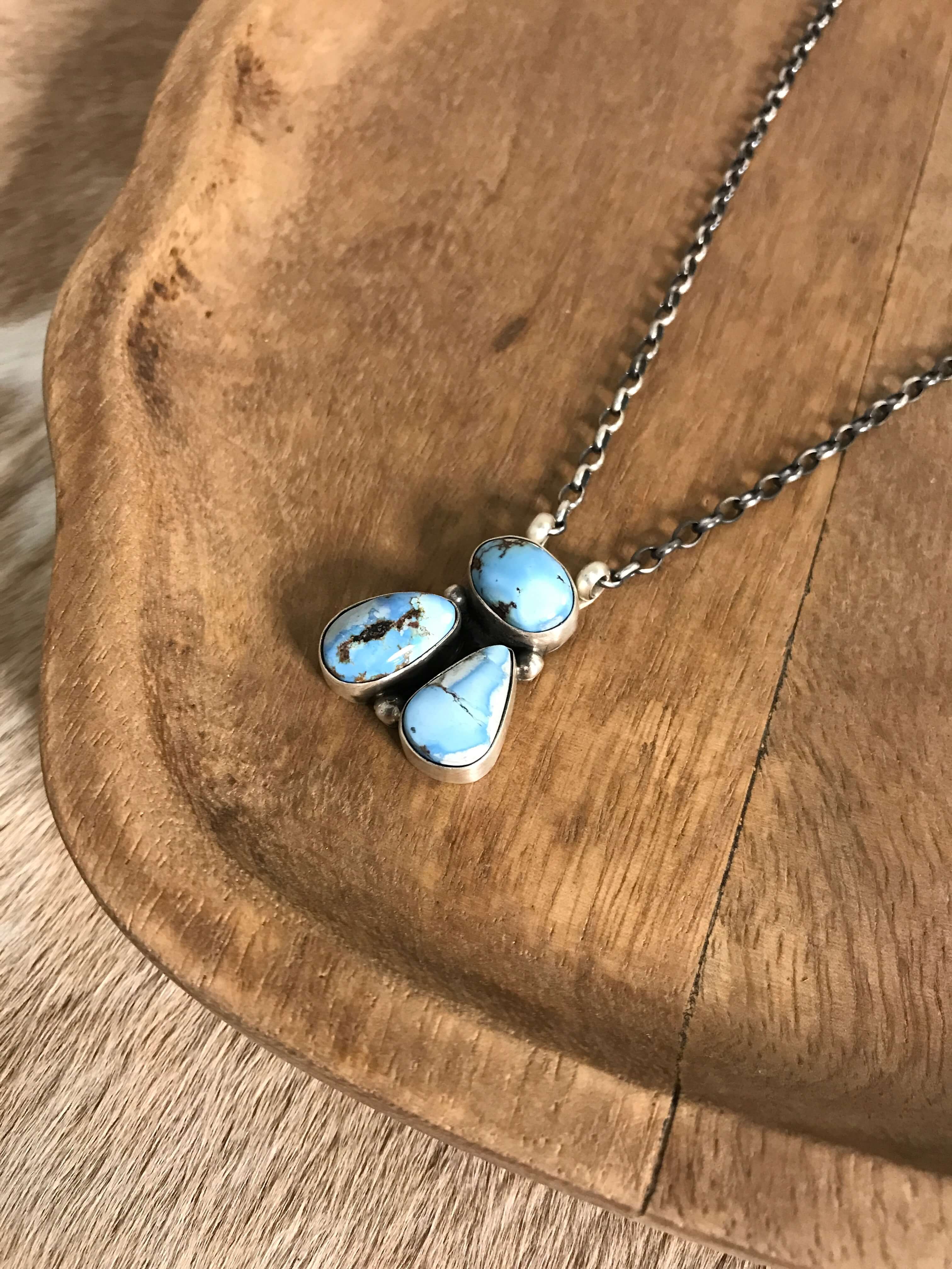 The Tempe Necklace, 11-Necklaces-Calli Co., Turquoise and Silver Jewelry, Native American Handmade, Zuni Tribe, Navajo Tribe, Brock Texas