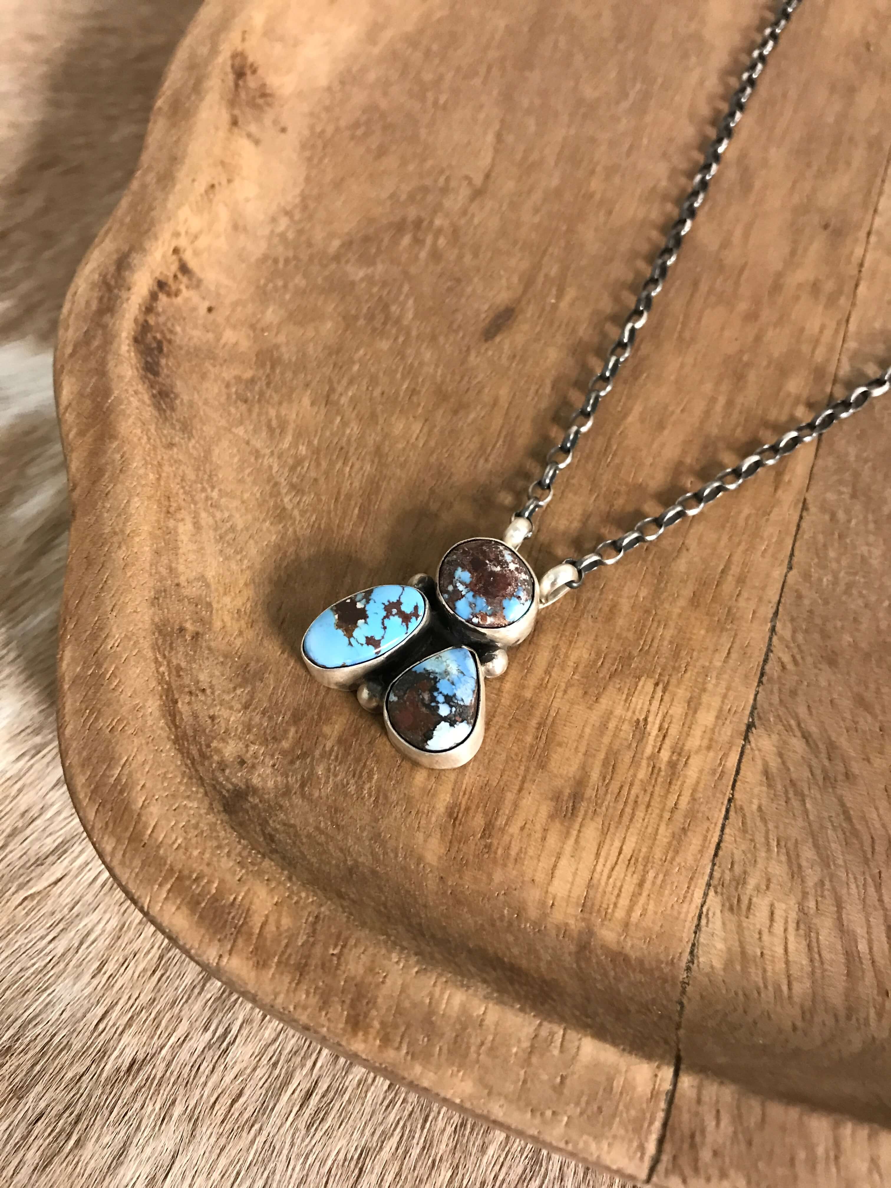 The Tempe Necklace, 13-Necklaces-Calli Co., Turquoise and Silver Jewelry, Native American Handmade, Zuni Tribe, Navajo Tribe, Brock Texas