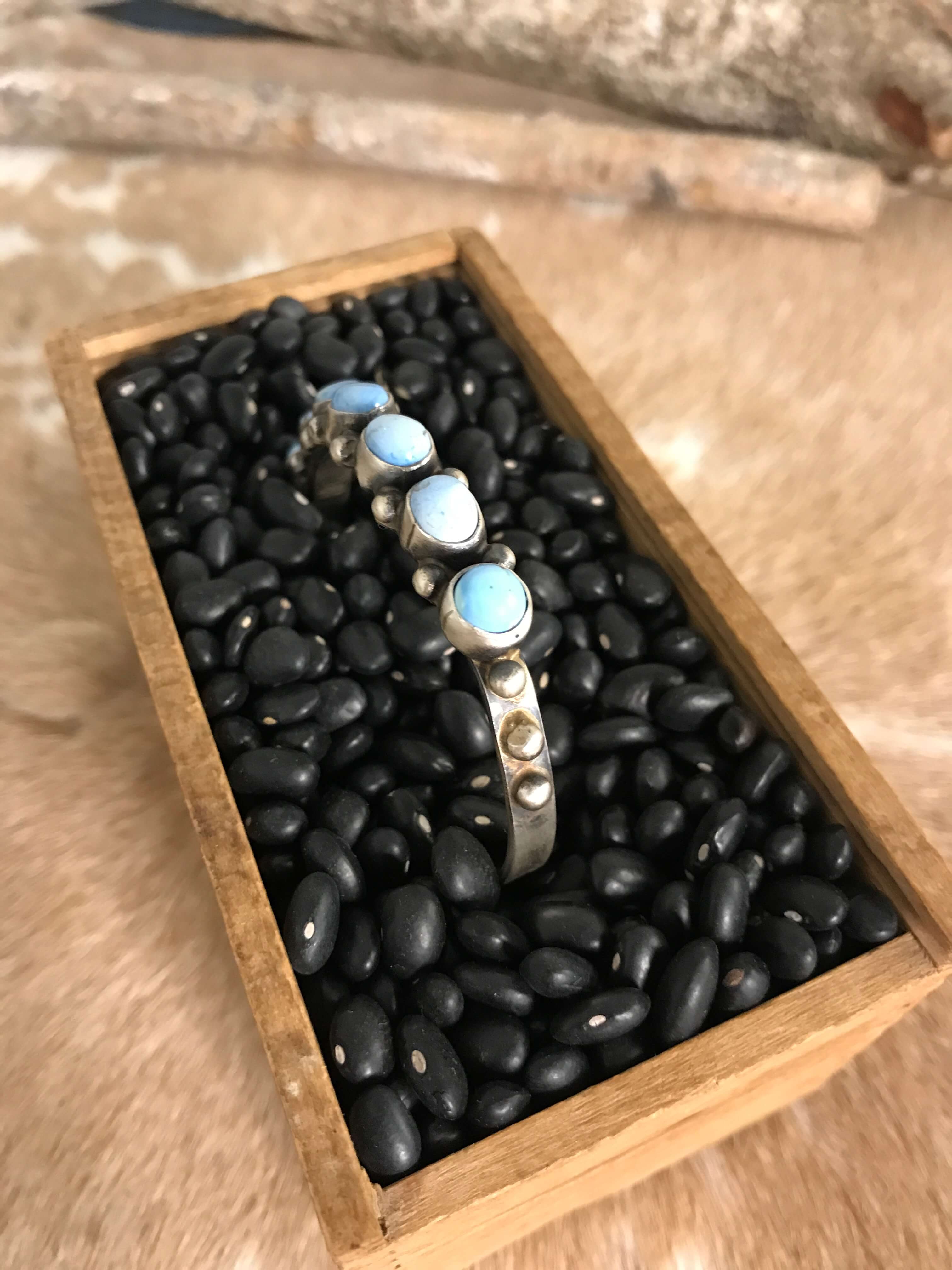 The Canoncino Cuff, 2-Bracelets & Cuffs-Calli Co., Turquoise and Silver Jewelry, Native American Handmade, Zuni Tribe, Navajo Tribe, Brock Texas