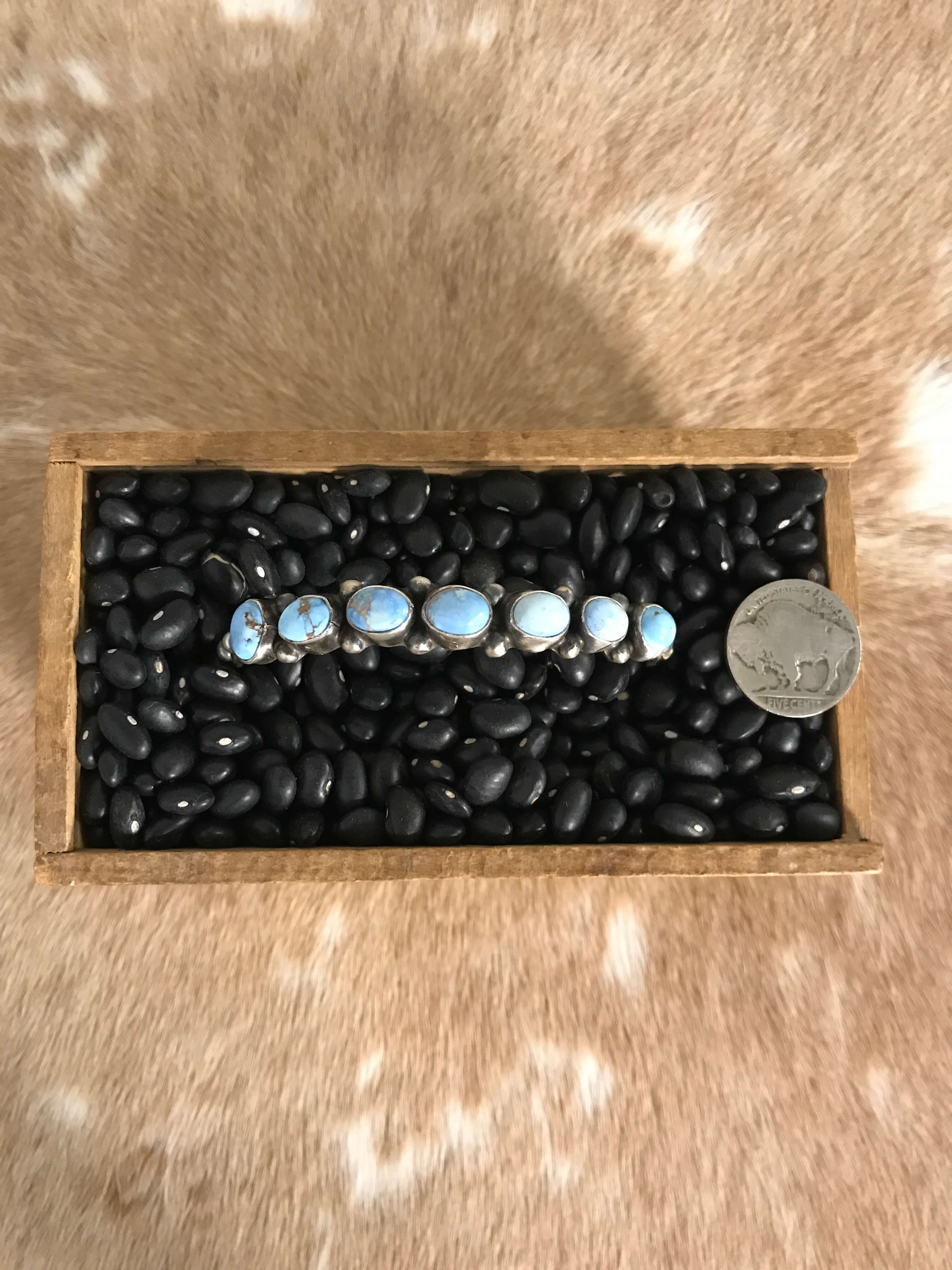 The Canoncino Cuff, 2-Bracelets & Cuffs-Calli Co., Turquoise and Silver Jewelry, Native American Handmade, Zuni Tribe, Navajo Tribe, Brock Texas