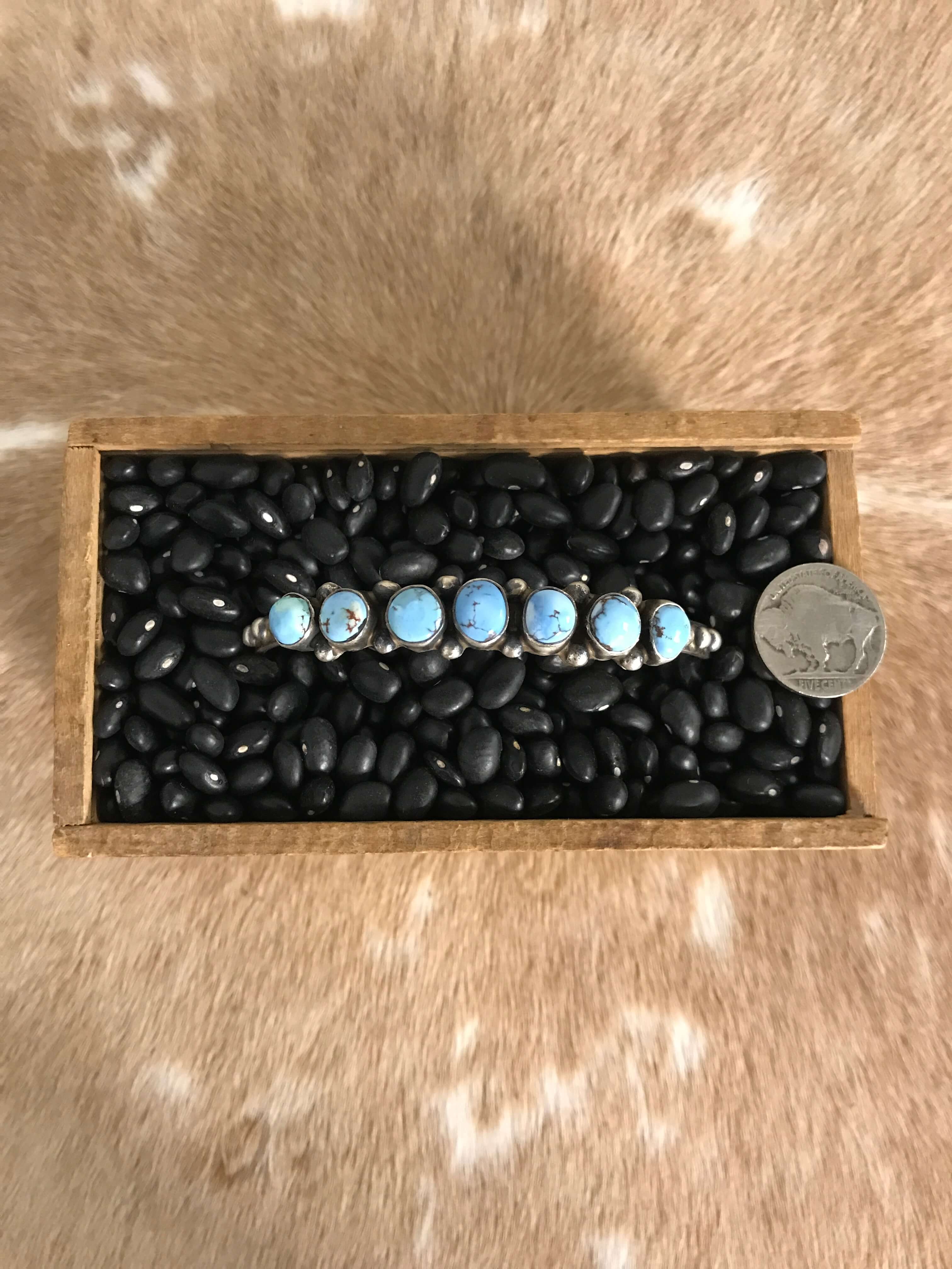 The Canoncino Cuff, 1-Bracelets & Cuffs-Calli Co., Turquoise and Silver Jewelry, Native American Handmade, Zuni Tribe, Navajo Tribe, Brock Texas