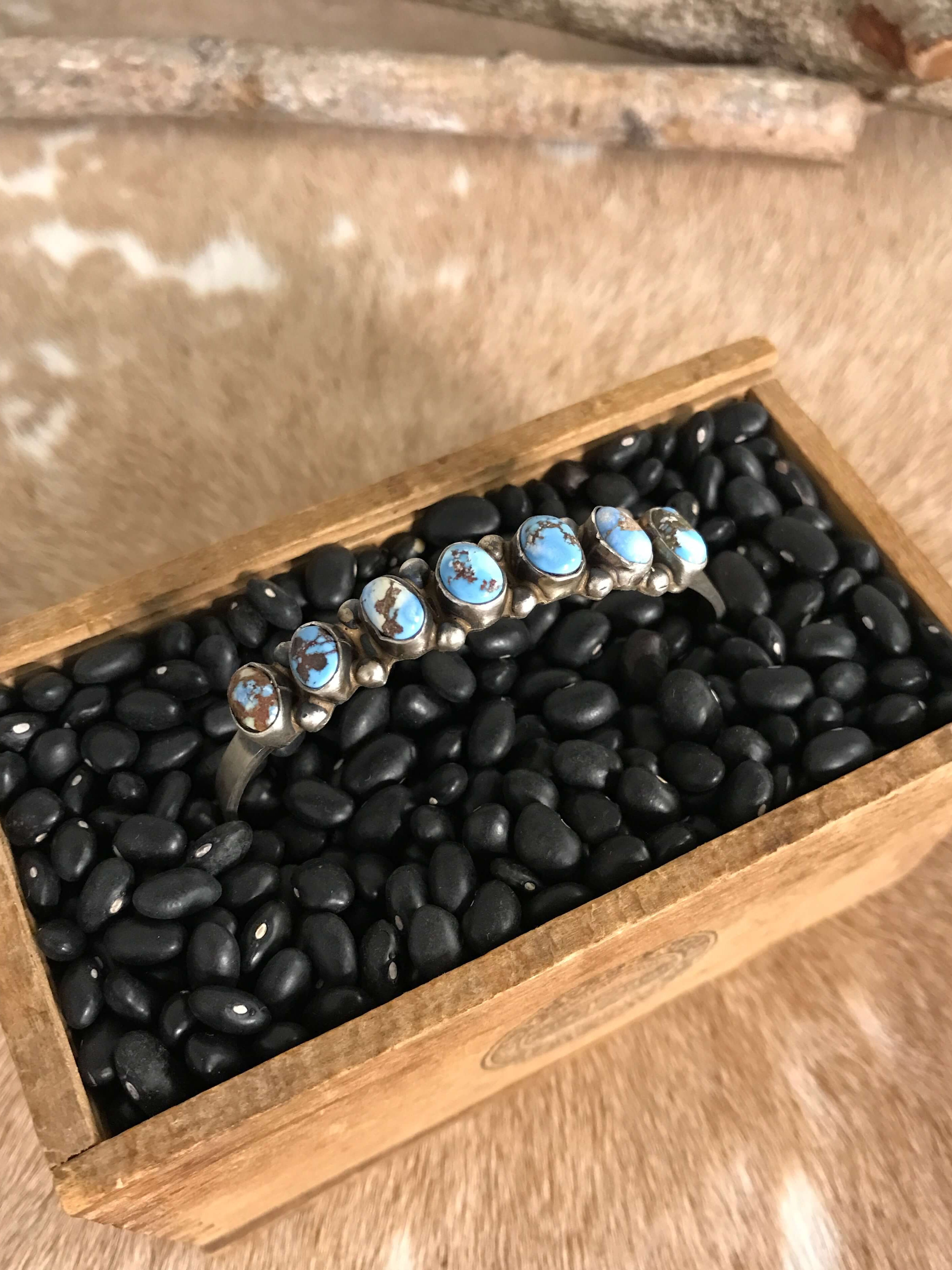 The Canoncino Cuff, 3-Bracelets & Cuffs-Calli Co., Turquoise and Silver Jewelry, Native American Handmade, Zuni Tribe, Navajo Tribe, Brock Texas