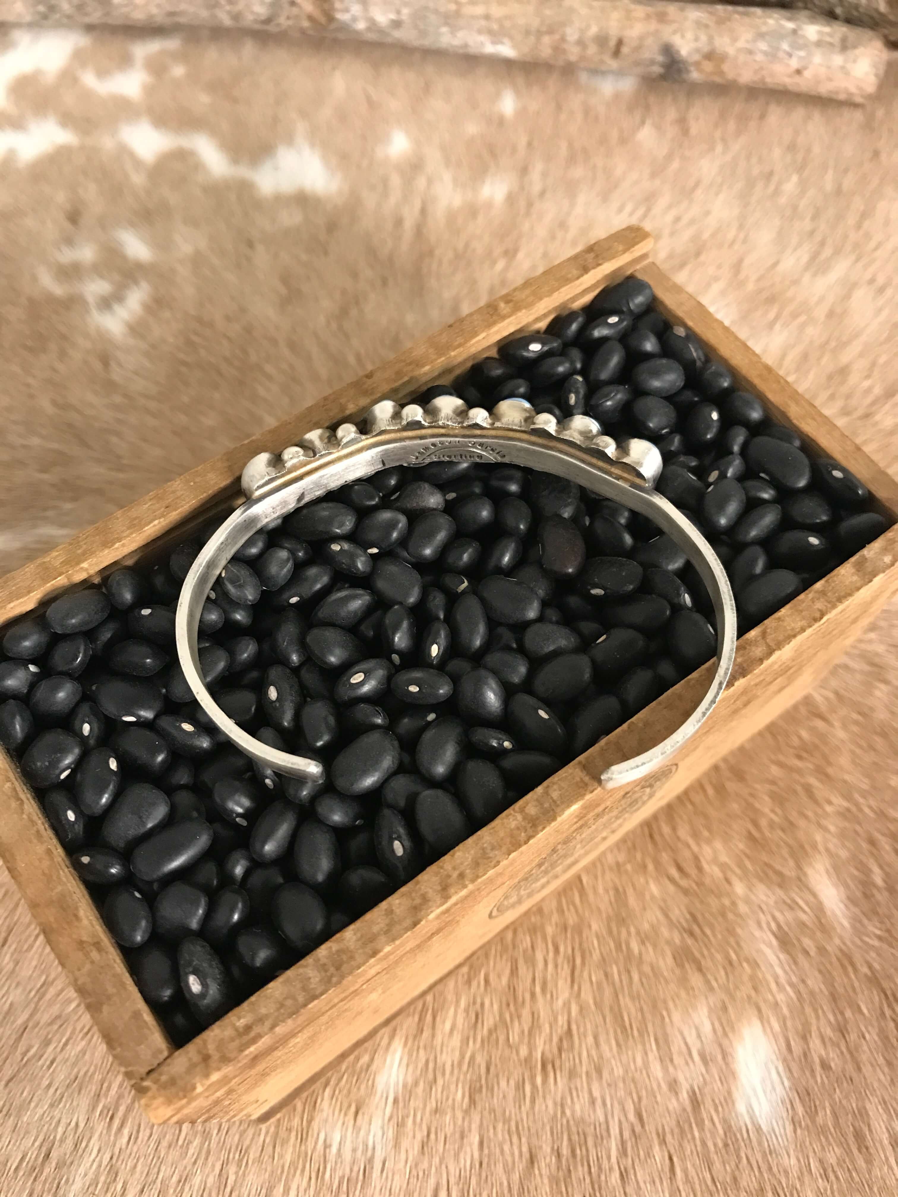 The Canoncino Cuff, 3-Bracelets & Cuffs-Calli Co., Turquoise and Silver Jewelry, Native American Handmade, Zuni Tribe, Navajo Tribe, Brock Texas