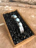The Mokena Cuff-Bracelets & Cuffs-Calli Co., Turquoise and Silver Jewelry, Native American Handmade, Zuni Tribe, Navajo Tribe, Brock Texas