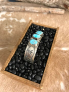 The Hanson Cuff-Bracelets & Cuffs-Calli Co., Turquoise and Silver Jewelry, Native American Handmade, Zuni Tribe, Navajo Tribe, Brock Texas
