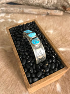 The Hanson Cuff-Bracelets & Cuffs-Calli Co., Turquoise and Silver Jewelry, Native American Handmade, Zuni Tribe, Navajo Tribe, Brock Texas