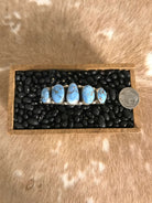 The Giddings 5 Stone Cuff, 3-Bracelets & Cuffs-Calli Co., Turquoise and Silver Jewelry, Native American Handmade, Zuni Tribe, Navajo Tribe, Brock Texas