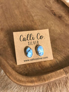 The Golden Hills Studs, 20-Earrings-Calli Co., Turquoise and Silver Jewelry, Native American Handmade, Zuni Tribe, Navajo Tribe, Brock Texas