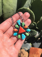 The Sagonige Turquoise and Spiny Necklace-Necklaces-Calli Co., Turquoise and Silver Jewelry, Native American Handmade, Zuni Tribe, Navajo Tribe, Brock Texas