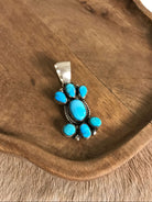 The Ledoux Pendant-Pendants-Calli Co., Turquoise and Silver Jewelry, Native American Handmade, Zuni Tribe, Navajo Tribe, Brock Texas