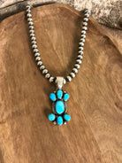 The Ledoux Pendant-Pendants-Calli Co., Turquoise and Silver Jewelry, Native American Handmade, Zuni Tribe, Navajo Tribe, Brock Texas