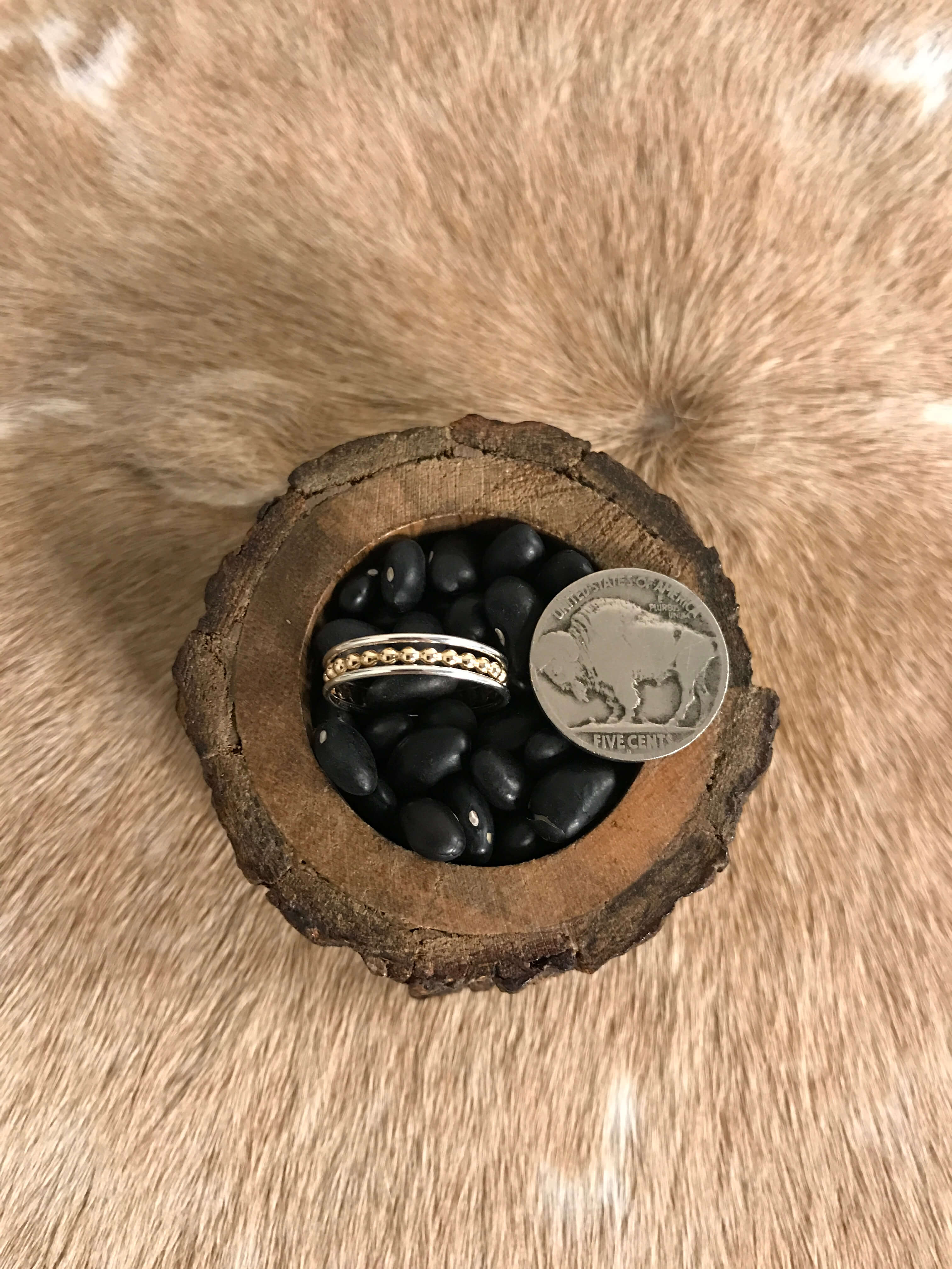 The Cabo Ring-Rings-Calli Co., Turquoise and Silver Jewelry, Native American Handmade, Zuni Tribe, Navajo Tribe, Brock Texas