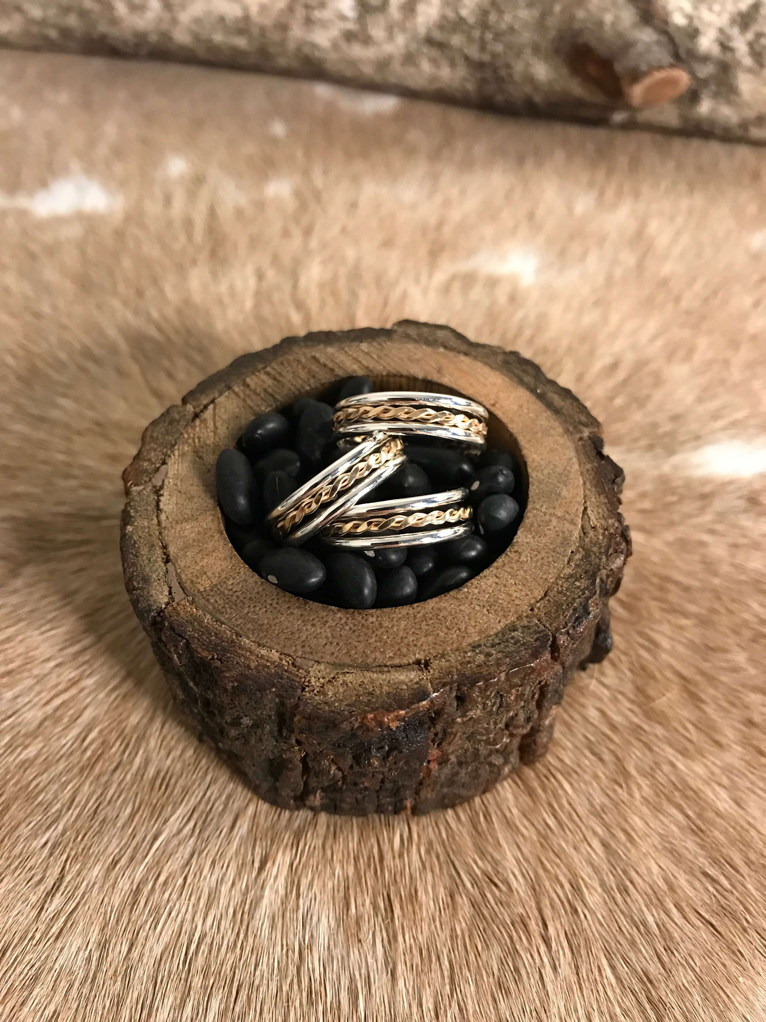 The Avalon Ring-Rings-Calli Co., Turquoise and Silver Jewelry, Native American Handmade, Zuni Tribe, Navajo Tribe, Brock Texas
