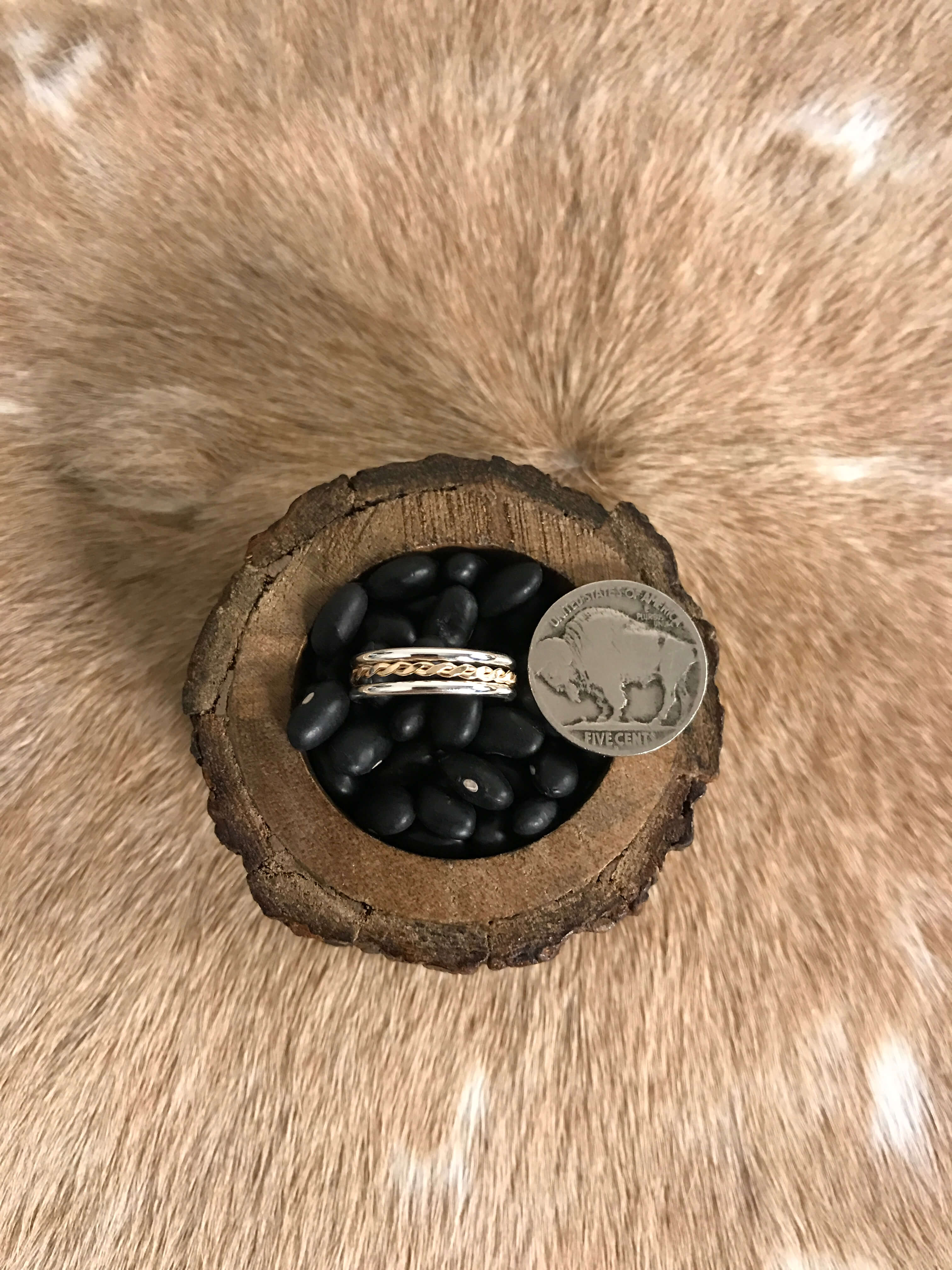 The Avalon Ring-Rings-Calli Co., Turquoise and Silver Jewelry, Native American Handmade, Zuni Tribe, Navajo Tribe, Brock Texas