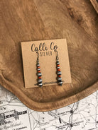 The Broward Earrings-Earrings-Calli Co., Turquoise and Silver Jewelry, Native American Handmade, Zuni Tribe, Navajo Tribe, Brock Texas