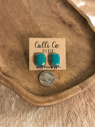 The Turquoise Studs, 14-Earrings-Calli Co., Turquoise and Silver Jewelry, Native American Handmade, Zuni Tribe, Navajo Tribe, Brock Texas