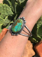 The Talus Cuff-Bracelets & Cuffs-Calli Co., Turquoise and Silver Jewelry, Native American Handmade, Zuni Tribe, Navajo Tribe, Brock Texas