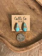 The Turquoise Studs, 50-Earrings-Calli Co., Turquoise and Silver Jewelry, Native American Handmade, Zuni Tribe, Navajo Tribe, Brock Texas