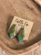 The Turquoise Studs, 57-Earrings-Calli Co., Turquoise and Silver Jewelry, Native American Handmade, Zuni Tribe, Navajo Tribe, Brock Texas