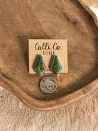 The Turquoise Studs, 60-Earrings-Calli Co., Turquoise and Silver Jewelry, Native American Handmade, Zuni Tribe, Navajo Tribe, Brock Texas