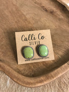 The Turquoise Studs, 71-Earrings-Calli Co., Turquoise and Silver Jewelry, Native American Handmade, Zuni Tribe, Navajo Tribe, Brock Texas