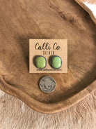 The Turquoise Studs, 71-Earrings-Calli Co., Turquoise and Silver Jewelry, Native American Handmade, Zuni Tribe, Navajo Tribe, Brock Texas