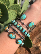 The Hamilton Link Bracelet, 3-Bracelets & Cuffs-Calli Co., Turquoise and Silver Jewelry, Native American Handmade, Zuni Tribe, Navajo Tribe, Brock Texas