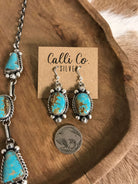 The Copeland Lariat Necklace Set, 2-Necklaces-Calli Co., Turquoise and Silver Jewelry, Native American Handmade, Zuni Tribe, Navajo Tribe, Brock Texas