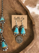 The Copeland Lariat Necklace Set, 3-Necklaces-Calli Co., Turquoise and Silver Jewelry, Native American Handmade, Zuni Tribe, Navajo Tribe, Brock Texas