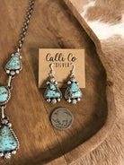 The Copeland Lariat Necklace Set, 4-Necklaces-Calli Co., Turquoise and Silver Jewelry, Native American Handmade, Zuni Tribe, Navajo Tribe, Brock Texas