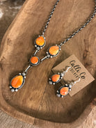 The Copeland Lariat Necklace Set, 5-Necklaces-Calli Co., Turquoise and Silver Jewelry, Native American Handmade, Zuni Tribe, Navajo Tribe, Brock Texas