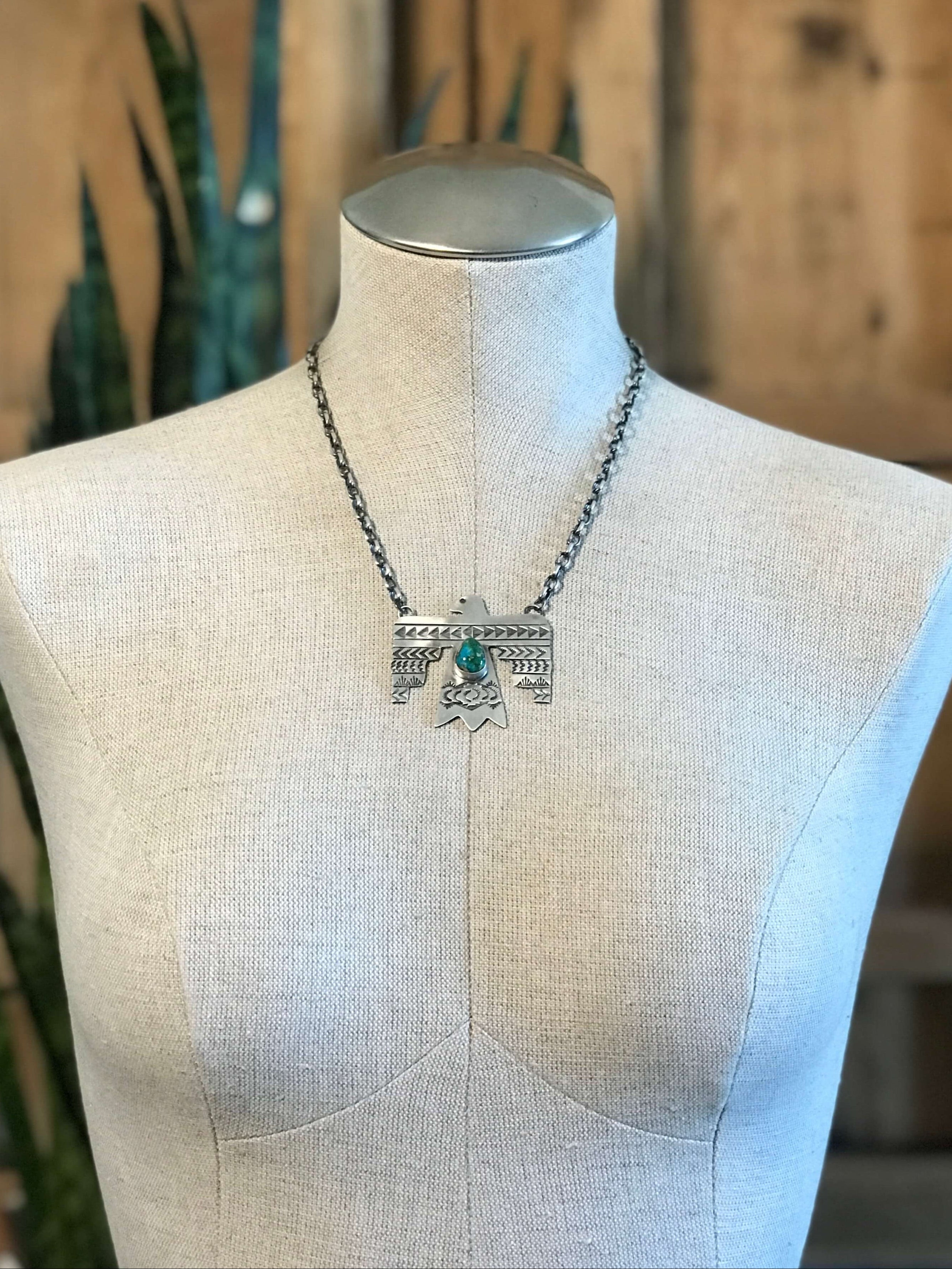 The Tahoka Thunderbird Necklace, 2 – Calli Co. Silver